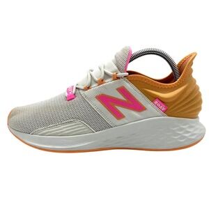 New Balance ROAV Fresh Foam Running Shoes Women's Sz 10 Gray Pink Orange WROAVNV